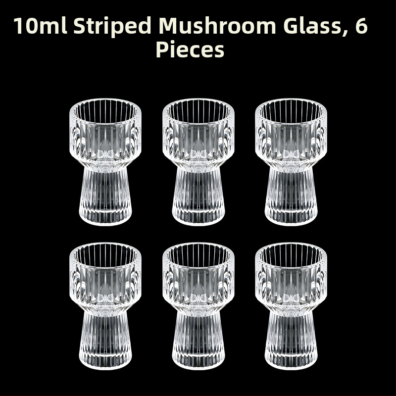 Alkoholinių gėrimų taurė, taurė, maža vyno taurė, spiritinis stiklas, aštuonkampis stiklas, kulkos formos taurė, vienos taurės didmeninė stiklinė taurė