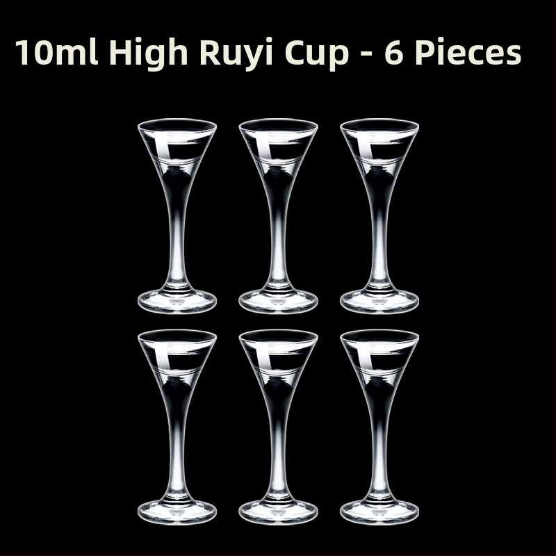 Alkoholinių gėrimų taurė, taurė, maža vyno taurė, spiritinis stiklas, aštuonkampis stiklas, kulkos formos taurė, vienos taurės didmeninė stiklinė taurė