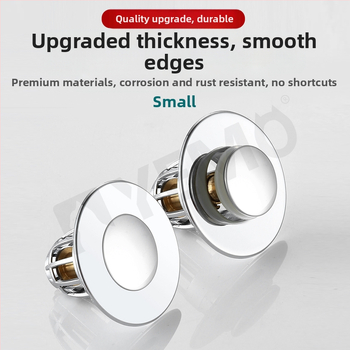 Mosdó szivárgásgátló dugó Mosdó lefolyó tartozékok Mosdó felhúzható maggal Nyomásra alkalmas mosdódugó Mosdó