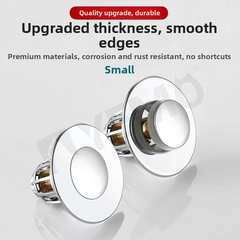 Течаща тапа за мивка Аксесоари за сифон за мивка Изскачаща сърцевина за мивка Тапа за мивка тип „push“