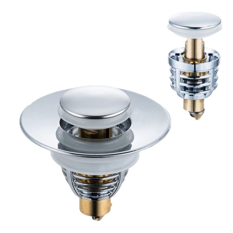 Mosdó szivárgásgátló dugó Mosdó lefolyó tartozékok Mosdó felhúzható maggal Nyomásra alkalmas mosdódugó Mosdó