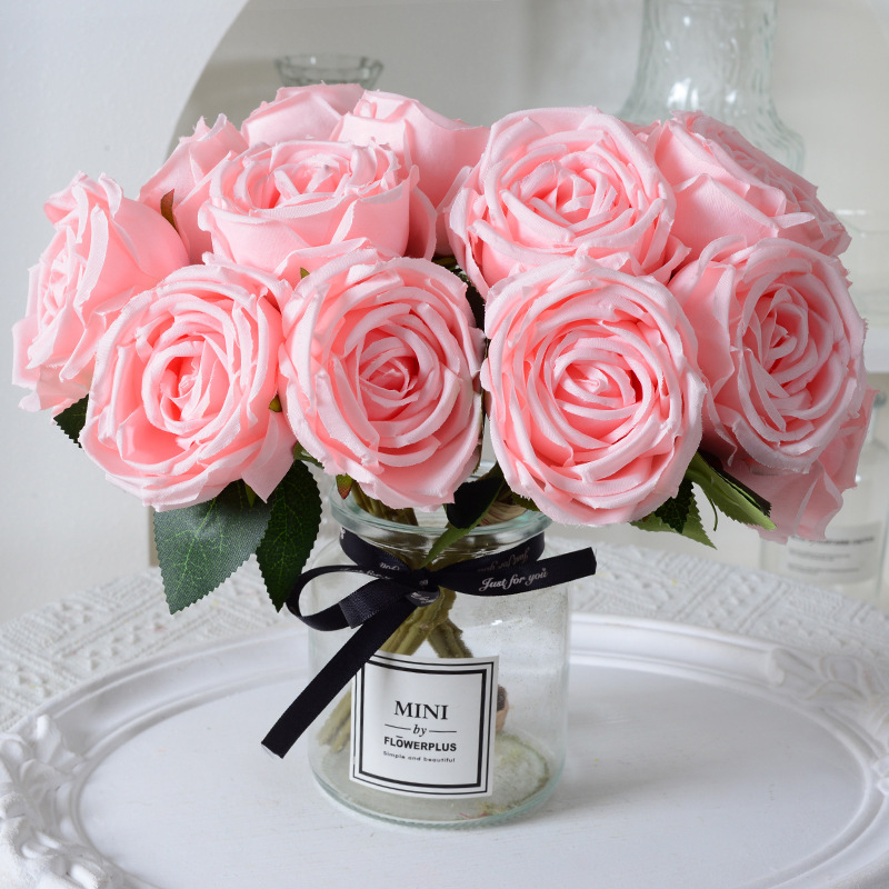 7 kimpu keiserlikke liignaise roose kunstlillede kimp kodu pulmafotograafia rekvisiidid auditooriumi kaunistused kunstlilled