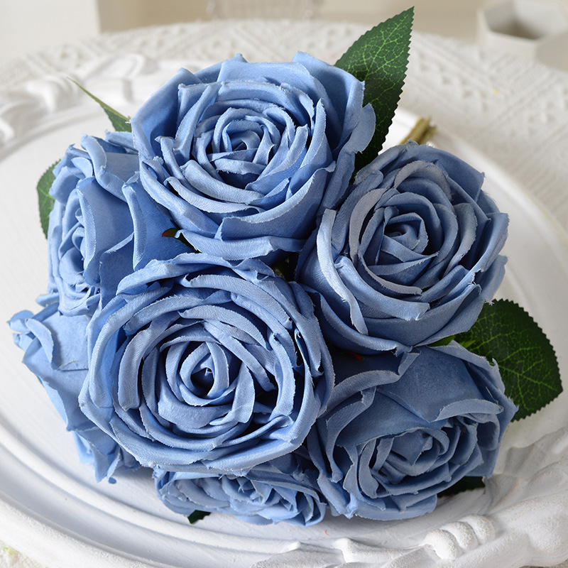 7 kimpu keiserlikke liignaise roose kunstlillede kimp kodu pulmafotograafia rekvisiidid auditooriumi kaunistused kunstlilled