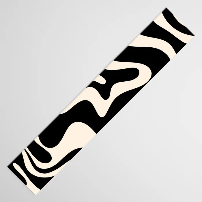 Stalo vėliavėlė, juodai balta, vintažinė, abstrakčiojo spausdinimo, restorano salės pokylių lauko dekoracija, „AliExpress“, „Amazon“, „Cross Border“.