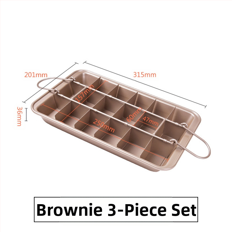 Daugiafunkcinė neprideganti anglinio plieno pyrago forma „pasidaryk pats“ kepimui