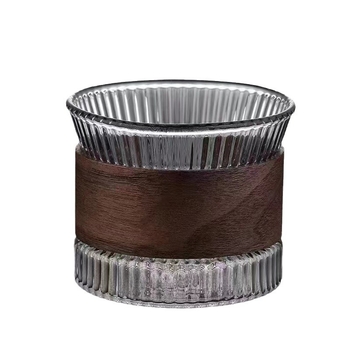 Karščiui atsparus stiklinis arbatos puodelis, mažas arbatos puodelis, kung fu arbatos rinkinys, arbatos plaktuko formos arbatos dubuo, skirtas naudoti namuose