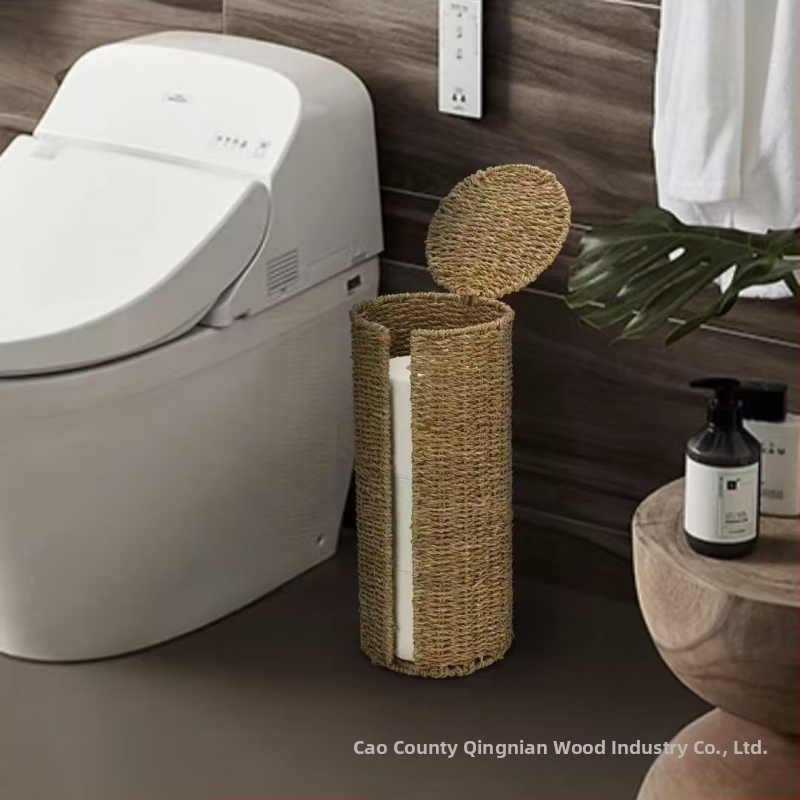 Трансгранична вертикална поставка за чаши от воден зюмбюл, ръчно изработена, наподобяваща ратан, поставка за чаши за еднократна употреба