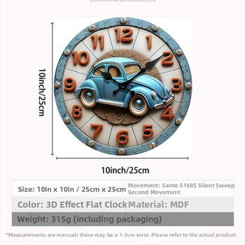 Uus piiriülene ja kuum müügilolev pseudostereoefektiga kell, päris koomiksistiilis kell, loomakell