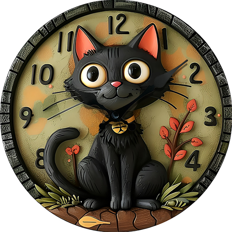 Uus piiriülene ja kuum müügilolev pseudostereoefektiga kell, päris koomiksistiilis kell, loomakell