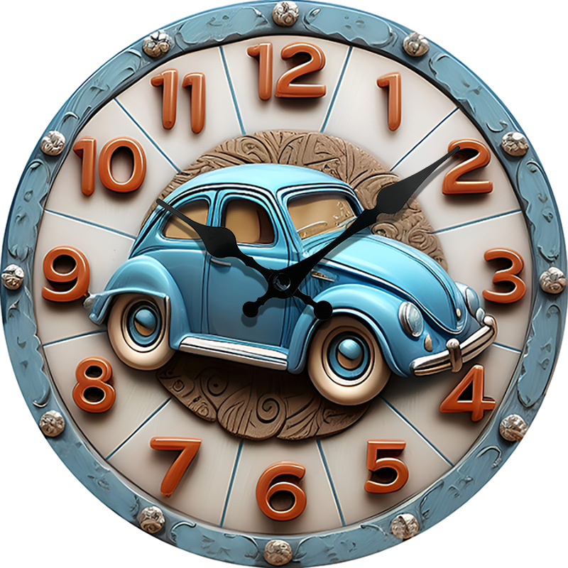 Uus piiriülene ja kuum müügilolev pseudostereoefektiga kell, päris koomiksistiilis kell, loomakell