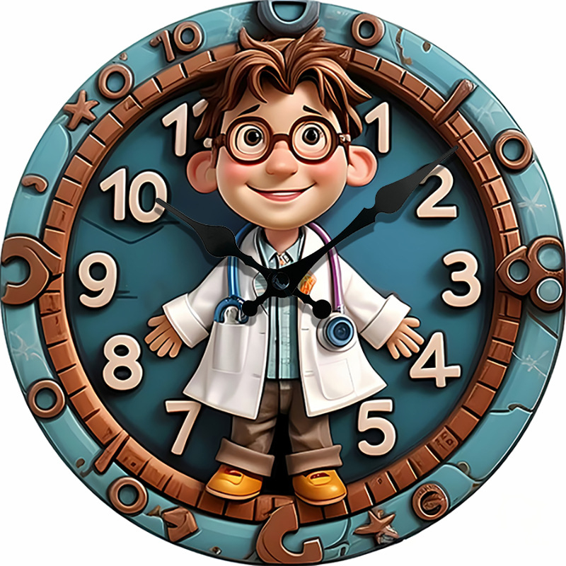 Uus piiriülene ja kuum müügilolev pseudostereoefektiga kell, päris koomiksistiilis kell, loomakell