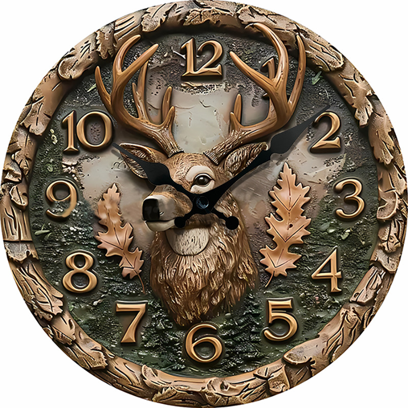 Uus piiriülene ja kuum müügilolev pseudostereoefektiga kell, päris koomiksistiilis kell, loomakell