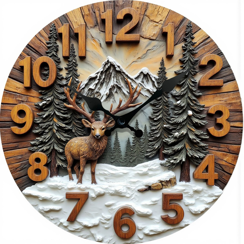 Uus piiriülene ja kuum müügilolev pseudostereoefektiga kell, päris koomiksistiilis kell, loomakell