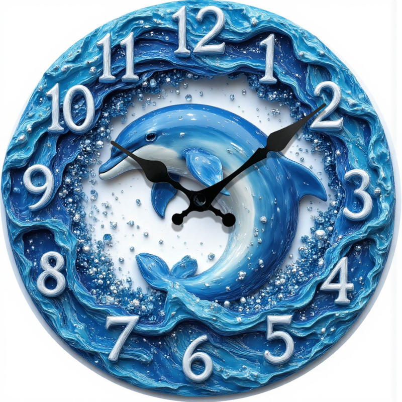 Uus piiriülene ja kuum müügilolev pseudostereoefektiga kell, päris koomiksistiilis kell, loomakell