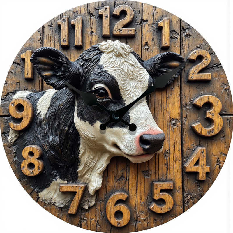 Uus piiriülene ja kuum müügilolev pseudostereoefektiga kell, päris koomiksistiilis kell, loomakell