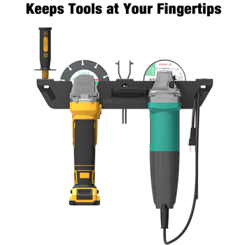 Kampinio šlifuoklio laikymo lentyna, šlifavimo staklių kabliukas, garažo sieninis laikiklis, montuojamas ant sienos