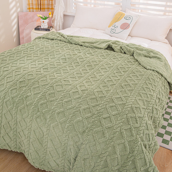 Κουβέρτα ζακάρ διπλής όψης Gaoke Heavy Thickened Faleirong, κουβέρτα Tafu, κουβέρτα μεσημεριανού γεύματος, κουβέρτα δώρου, ζωντανή μετάδοση