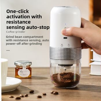 Kavamalė Mažas buitinis elektrinis malūnas Nešiojamas rankinis malūnėlis Kavos aparatas Rankinis kavos malūnėlis