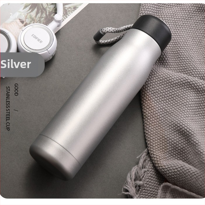 Határokon átnyúló amerikai stílusú kis szájú rozsdamentes acél termosz pohár hevederes pohár matt kültéri sport lovag pohár ajándék reklám pohár