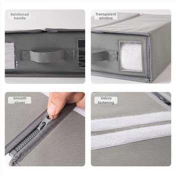 Σετ σεντονιών τεσσάρων τεμαχίων, κουτί αποθήκευσης παπλωματοθήκης, πτυσσόμενο κουτί αποθήκευσης παπλωμάτων ρούχων, κουτί οργάνωσης, μεγάλο κουτί αποθήκευσης ντουλάπας