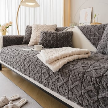 Μαξιλάρι καναπέ Comfort Cotton 2024, βελούδο από παχύ βαμβάκι, αντιολισθητικό κάλυμμα καναπέ για φθινόπωρο και χειμώνα, πετσέτα καναπέ πλήρους κάλυψης, μοντέρνο στυλ