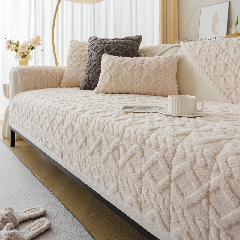 Μαξιλάρι καναπέ Comfort Cotton 2024, βελούδο από παχύ βαμβάκι, αντιολισθητικό κάλυμμα καναπέ για φθινόπωρο και χειμώνα, πετσέτα καναπέ πλήρους κάλυψης, μοντέρνο στυλ