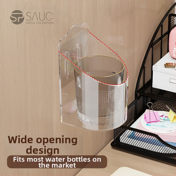 Multifunkcionális pohártároló doboz otthoni TV légkondicionáló távirányító fali polc lyukmentes akasztó konzol