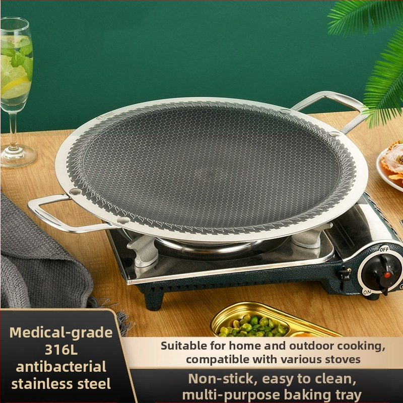 316 ümmargune mittenakkuva küpsetusplaadiga välistingimustes kasutatav telkimisgrillplaat kaardipliit elektriline keraamiline induktsioonpliit spetsiaalne teppanyaki praadimine