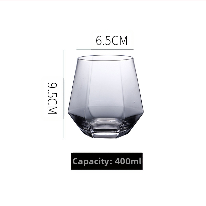 Pahar de bere whisky transparent colorat în formă specială, pahar de uz casnic în formă specială, pahar de băut cu aspect deosebit