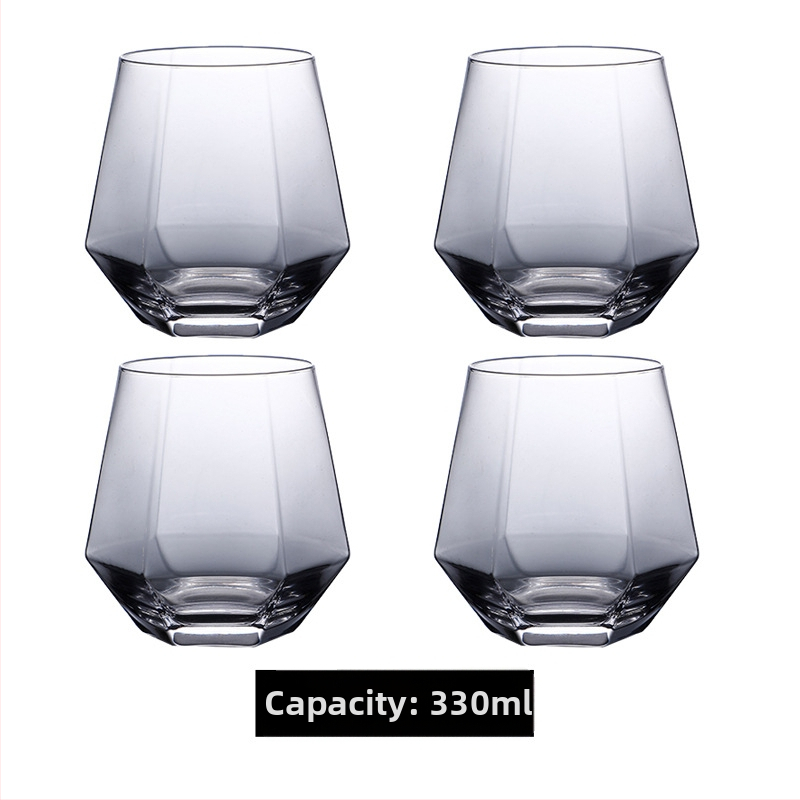 Pahar de bere whisky transparent colorat în formă specială, pahar de uz casnic în formă specială, pahar de băut cu aspect deosebit