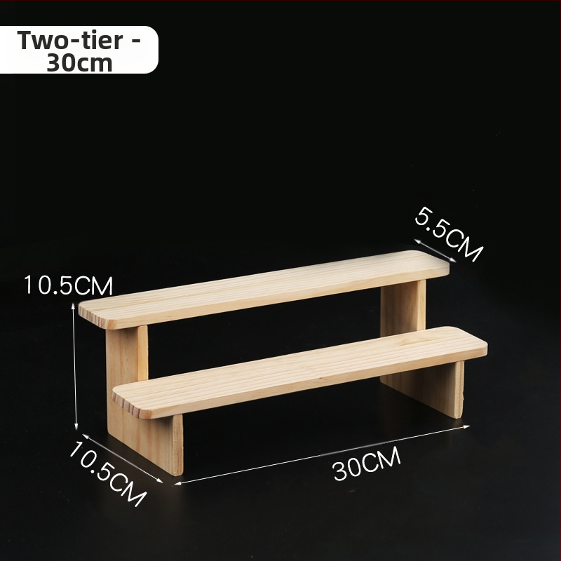 NM397 Raft de afișare din lemn masiv, suport de depozitare, suport de birou, la modă, de mână, cutie specială pentru jaluzele, raft pentru scară cu plante verzi cărnoase