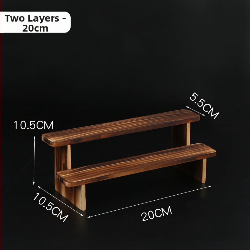 NM397 Raft de afișare din lemn masiv, suport de depozitare, suport de birou, la modă, de mână, cutie specială pentru jaluzele, raft pentru scară cu plante verzi cărnoase