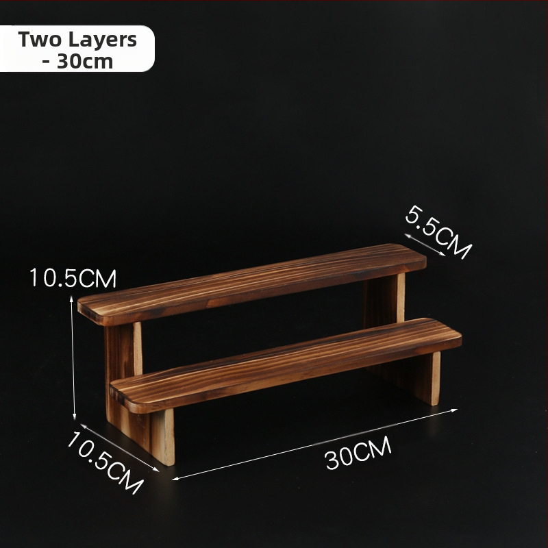 NM397 Raft de afișare din lemn masiv, suport de depozitare, suport de birou, la modă, de mână, cutie specială pentru jaluzele, raft pentru scară cu plante verzi cărnoase