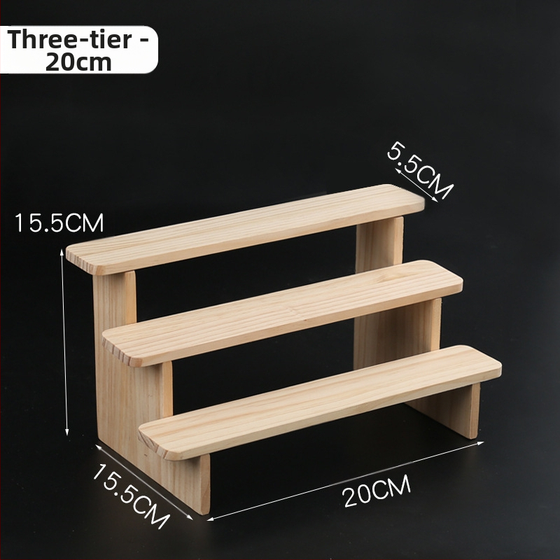 NM397 Raft de afișare din lemn masiv, suport de depozitare, suport de birou, la modă, de mână, cutie specială pentru jaluzele, raft pentru scară cu plante verzi cărnoase