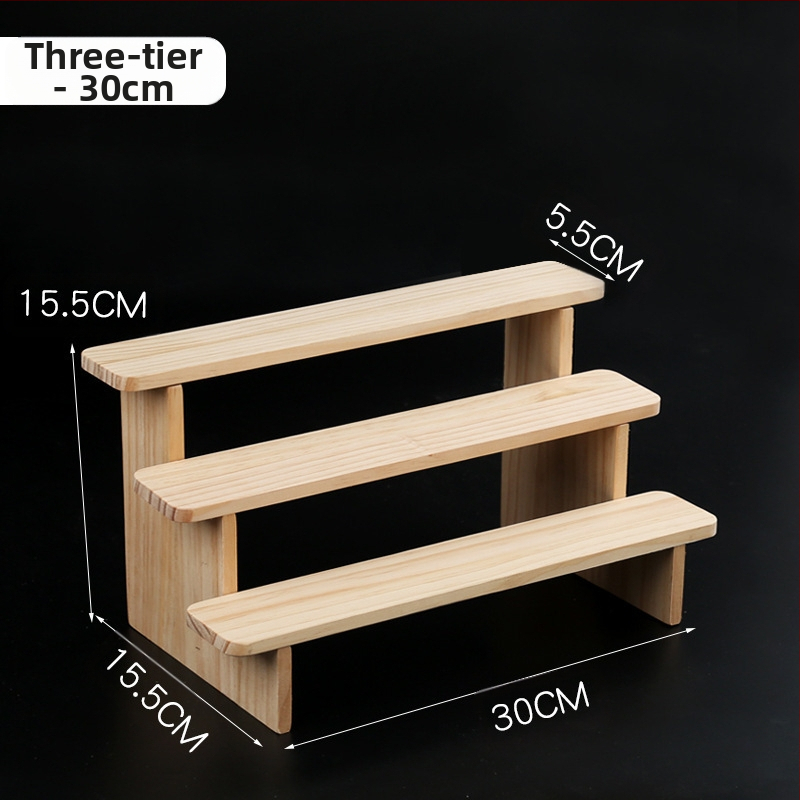 NM397 Raft de afișare din lemn masiv, suport de depozitare, suport de birou, la modă, de mână, cutie specială pentru jaluzele, raft pentru scară cu plante verzi cărnoase