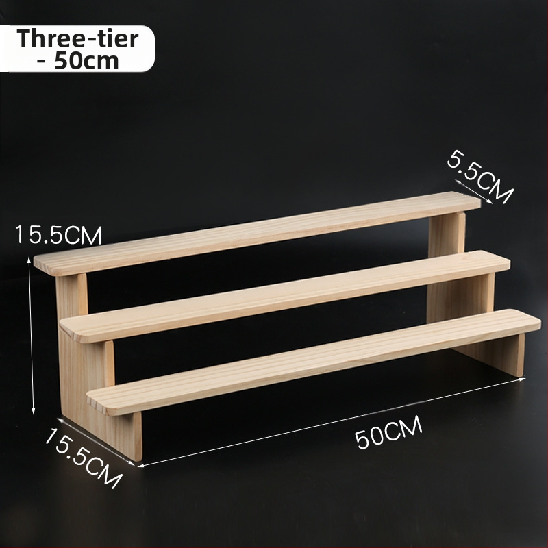 NM397 Raft de afișare din lemn masiv, suport de depozitare, suport de birou, la modă, de mână, cutie specială pentru jaluzele, raft pentru scară cu plante verzi cărnoase