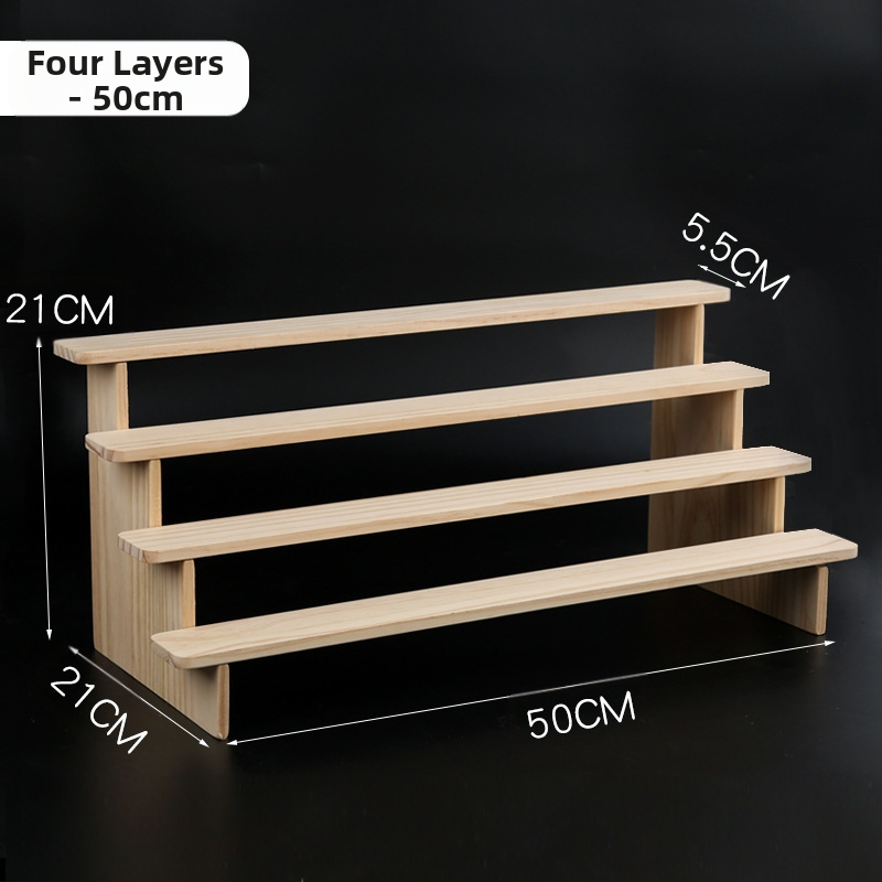 NM397 Raft de afișare din lemn masiv, suport de depozitare, suport de birou, la modă, de mână, cutie specială pentru jaluzele, raft pentru scară cu plante verzi cărnoase