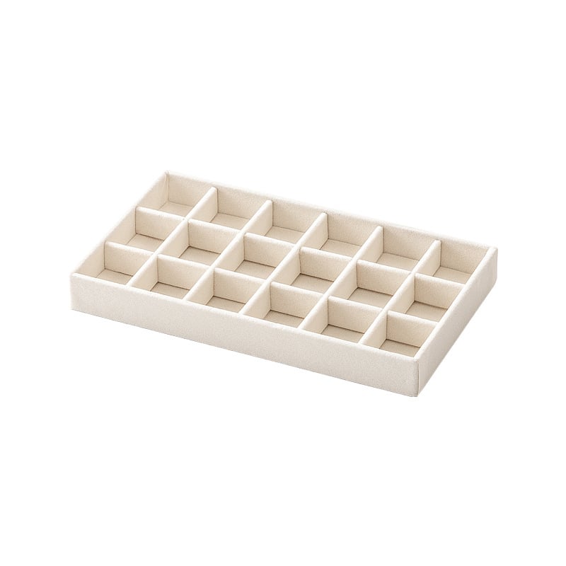 Határokon átnyúló fiókos flanel tálca ékszerdoboz kis méretű ékszer fülbevalók fülbevalók gyűrű fülbevalók nyaklánc tárolódoboz