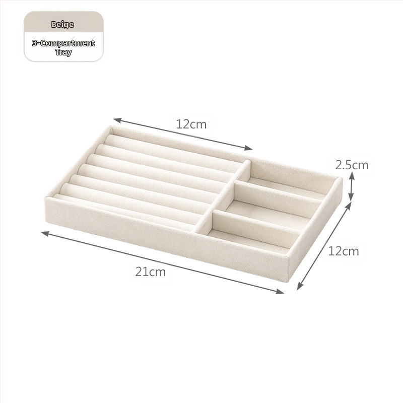 Határokon átnyúló fiókos flanel tálca ékszerdoboz kis méretű ékszer fülbevalók fülbevalók gyűrű fülbevalók nyaklánc tárolódoboz