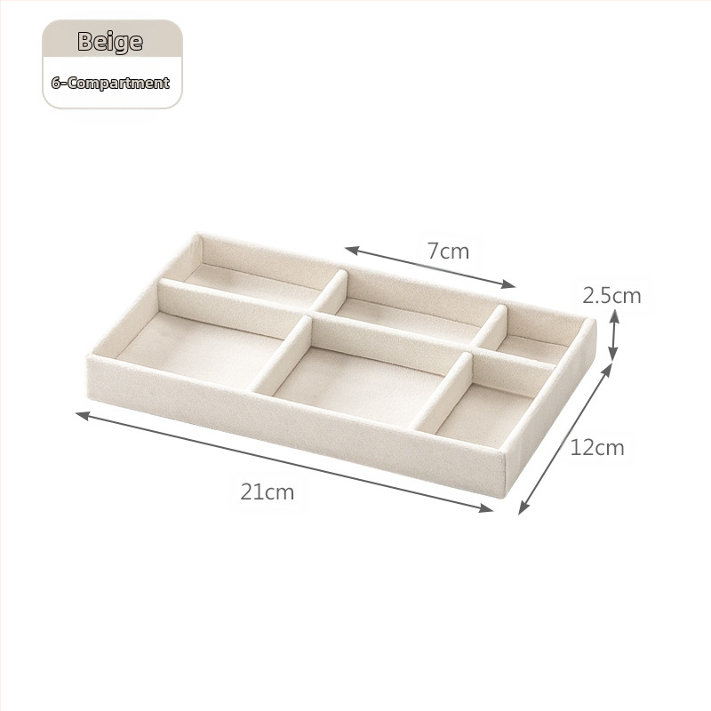 Határokon átnyúló fiókos flanel tálca ékszerdoboz kis méretű ékszer fülbevalók fülbevalók gyűrű fülbevalók nyaklánc tárolódoboz