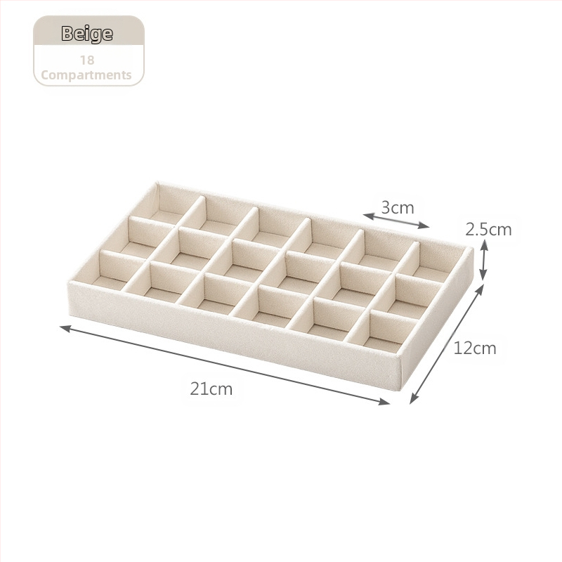 Határokon átnyúló fiókos flanel tálca ékszerdoboz kis méretű ékszer fülbevalók fülbevalók gyűrű fülbevalók nyaklánc tárolódoboz