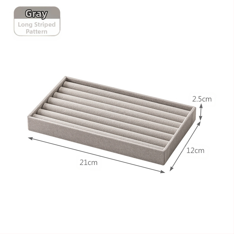 Határokon átnyúló fiókos flanel tálca ékszerdoboz kis méretű ékszer fülbevalók fülbevalók gyűrű fülbevalók nyaklánc tárolódoboz