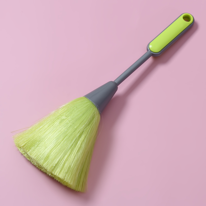 Divkrāsu rokturis Pp zīda datora tastatūras tīrīšanas birste biroja mājsaimniecības putekļu slotiņa spalvu slotiņa ražotāja tiešā piegāde mīksti sari