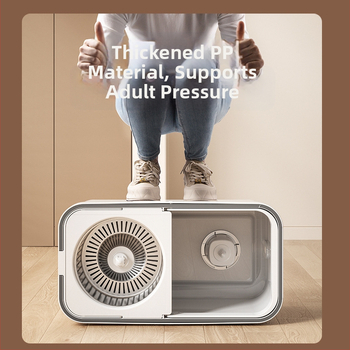 Μεγάλο ανοξείδωτο ατσάλι, ξεχωριστό περιστρεφόμενο σφουγγαρίστρα, οικιακός κουβάς σφουγγαρίστρας, τεμπέλης σφουγγαρίστρας χωρίς χέρια, σφουγγαρίστρα σφουγγαρίστρας