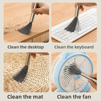 Nerūsējošā tērauda virtuves birste ar garu rokturi, pagarināta podu mazgāšanas podu dekontaminācijas tīrīšanas birste