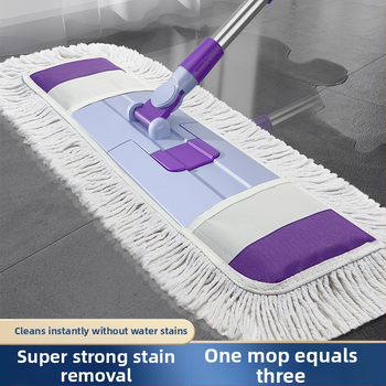Νέο μεγάλο μέγεθος 2025 σφουγγαρίστρα για υγρή και στεγνή οικιακή χρήση, Lazy One-Drag Floor Cleaner, πανί διπλής χρήσης για ώθηση σκόνης