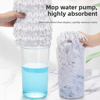 Νέο μεγάλο μέγεθος 2025 σφουγγαρίστρα για υγρή και στεγνή οικιακή χρήση, Lazy One-Drag Floor Cleaner, πανί διπλής χρήσης για ώθηση σκόνης