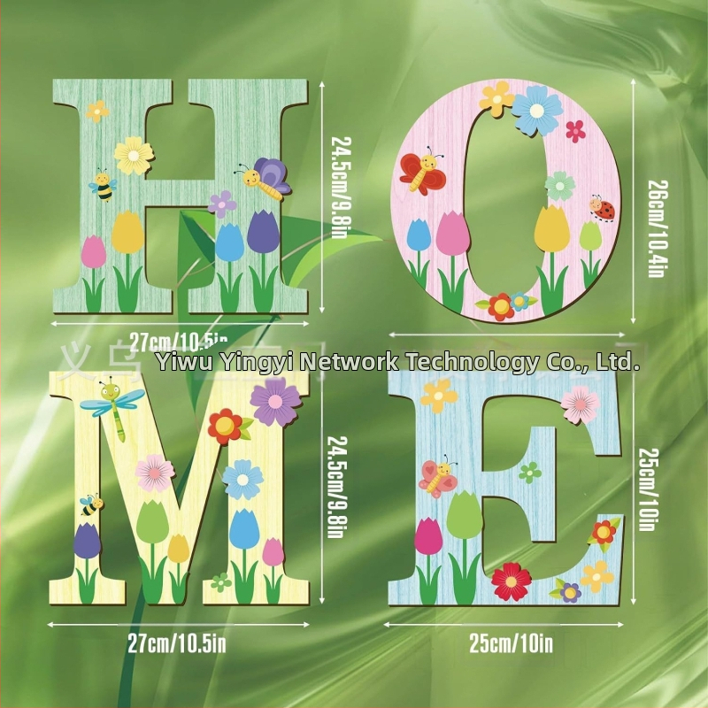 Nauja medinė namų dekoracija HOME, meno sienų dekoras, paplūdimio tematikos namų dekoro logotipas