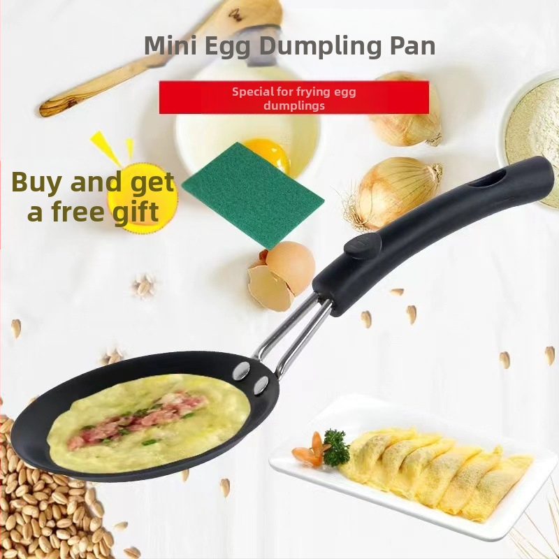 Loominguline minipraepann munapelmeenide pošeeritud munamudel majapidamises praemuna mittenakkuva panniga väike praepann gaasipliit elektriline