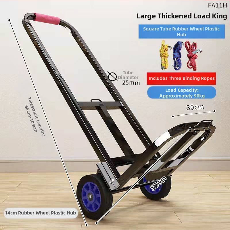 Kokkupandav käsikäru koduseks kasutamiseks, ostlemiseks, kaubaveoks, kaasaskantavaks pagasikäruks